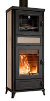 Thermorossi Kaminofen Flora Forno Keramik wasserführend Beige 15,1 kW